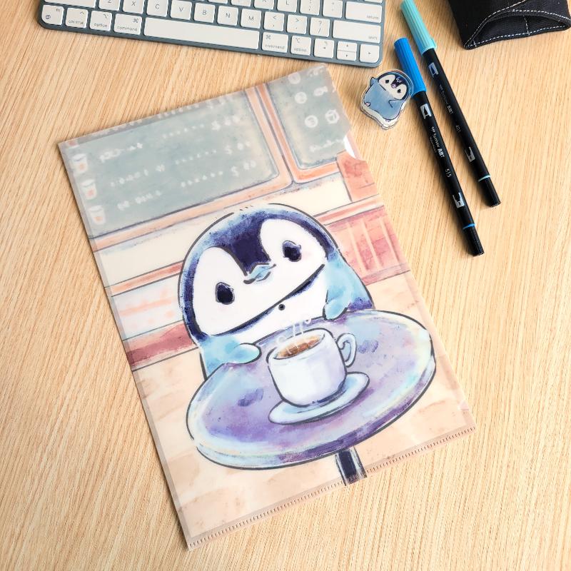 BluDee A4 文件夾  -  喝咖啡篇