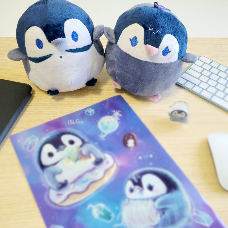 BluDee the Plush Penguin