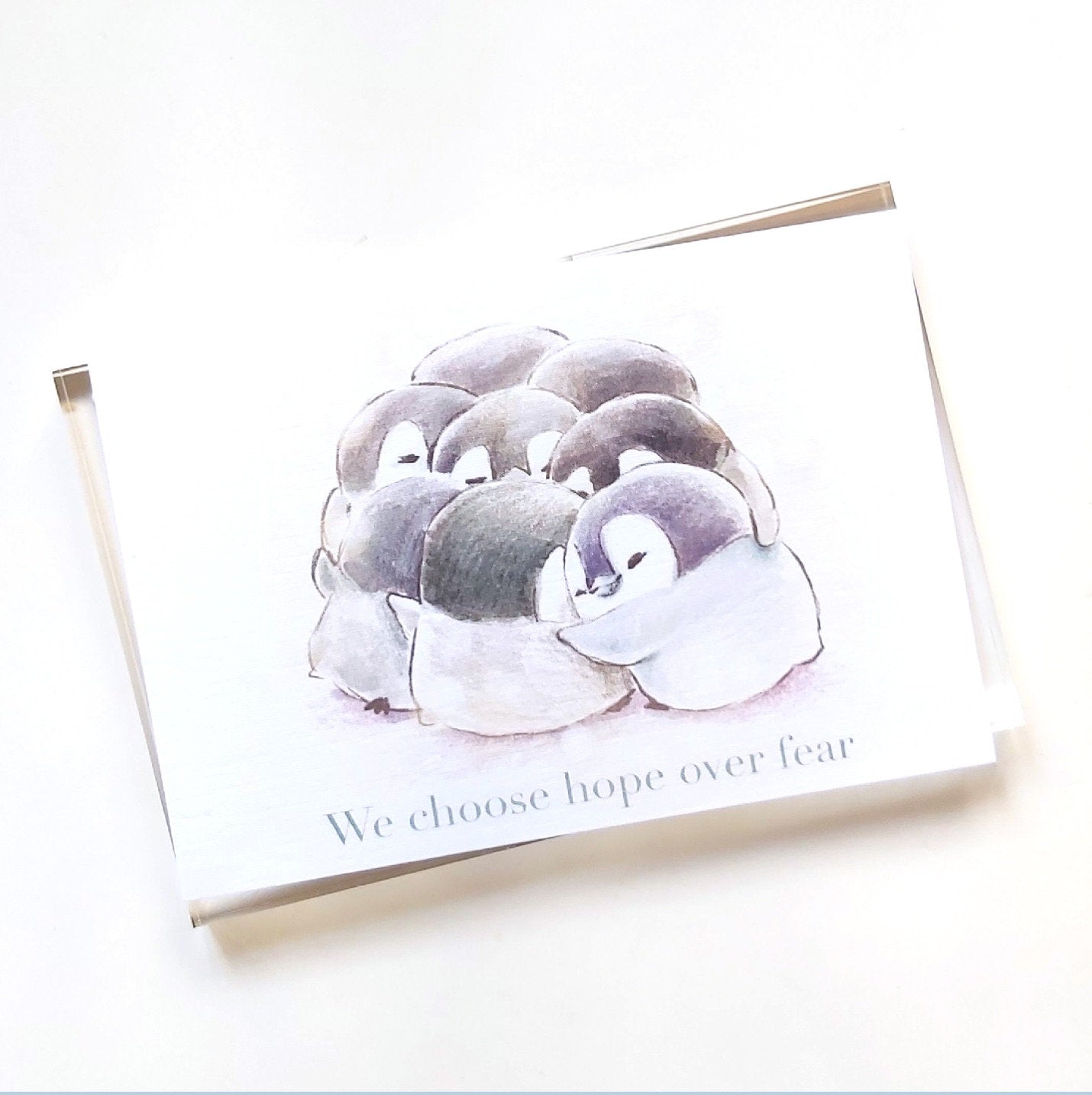 BluDee postcard 05 – We choose hope over fear