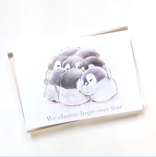 BluDee postcard 05 – We choose hope over fear