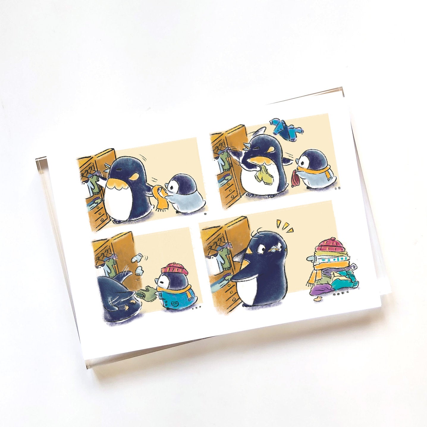 BluDee postcard –10 –Cold Outside