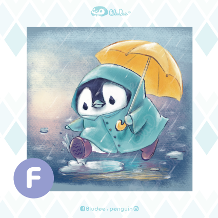 BluDee hanging picture/waterproof sticker