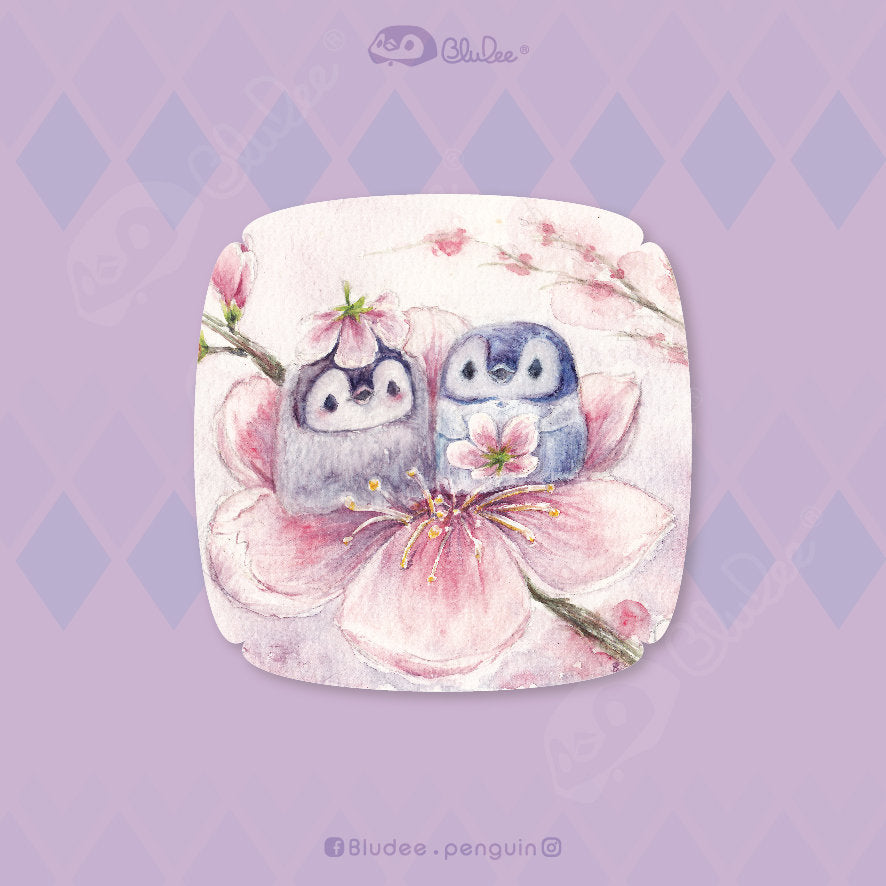 Water Proof Sticker (L) -Cherry blossom