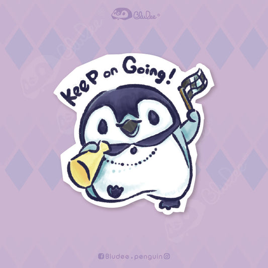 防水貼紙(大) – Keep on Going Waterproof Sticker