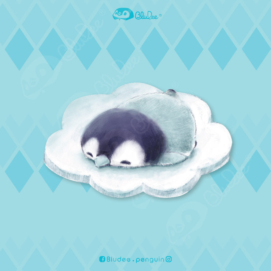 防水貼紙(小) – 懶洋洋訓著