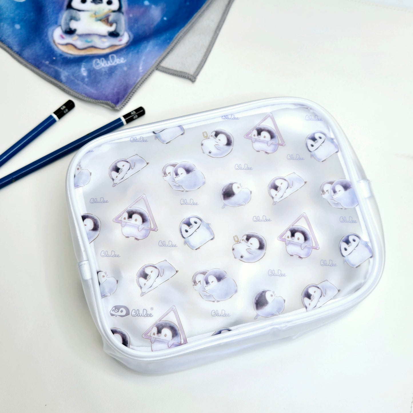 BluDee-磨砂透明旅行包包  - A ) 大集合